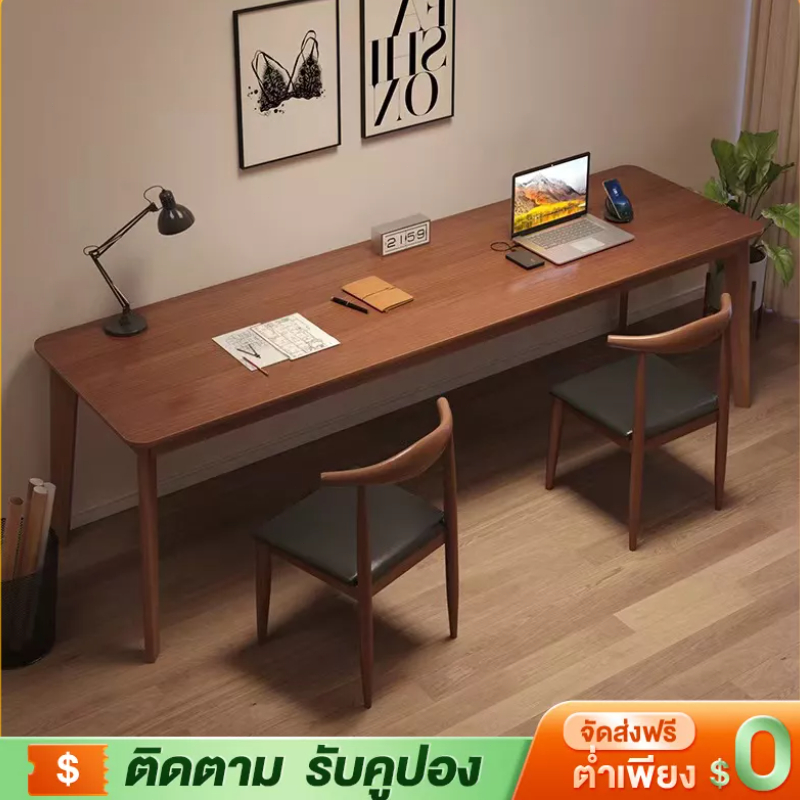 🔥โต๊ะทำงานไม้🔥YYM 160cm มีหลายขนาด สไตล์โมเดิร์น คุ้มที่สุด