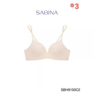 SABINA  BRALESS เสื้อชั้นในไม่มีโครง รุ่น Soft Doomm รหัส SBH9100C2 สีเนื้ออ่อน