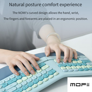 (แป้นอังกฤษ) MOFii NOMI Ergonomics KEYBOARD AND MOUSE