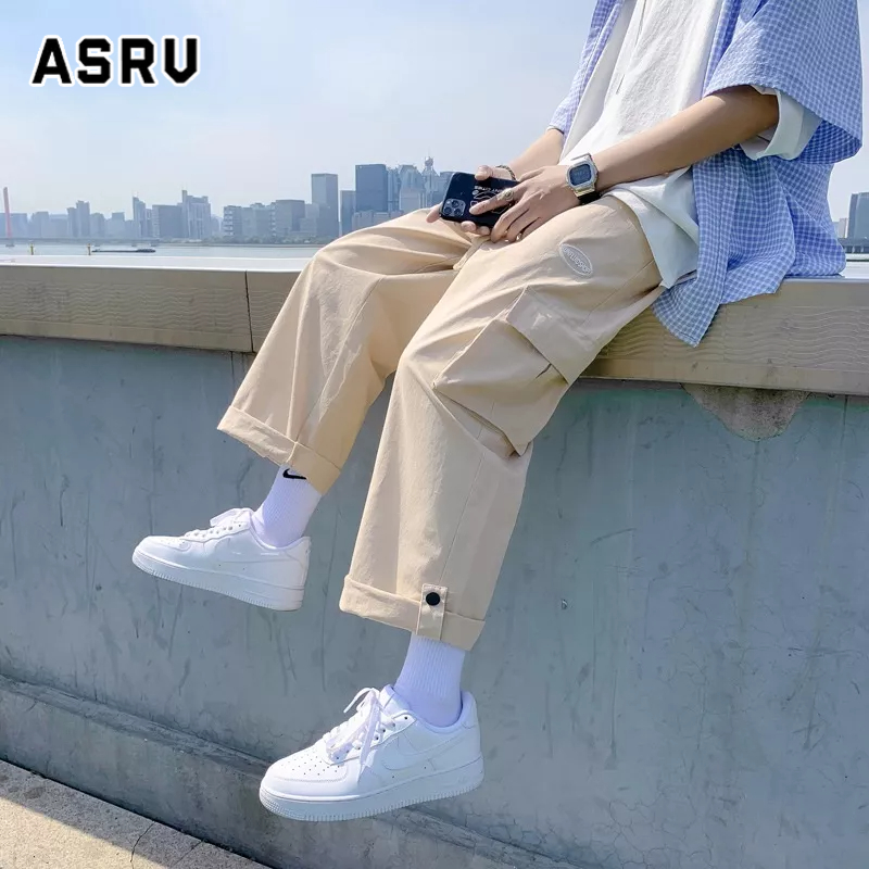 ASRV กางเกงขายาวผู้ชาย ผอม