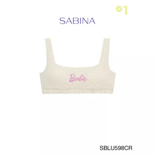 SABINA  Barbie เสื้อชั้นในไร้โครง รหัส SBLU598CR สีครีม