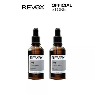 SET | Revox B77 JUST VITAMIN C 20% ANTIOXIDANT SERUM + Revox B77 JUST NIACINAMIDE 10% DAILY MOISTURISER 30 ml