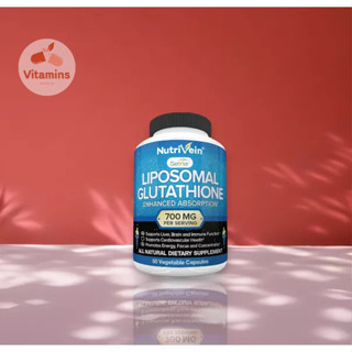 Nutrivein Liposomal Glutathione Setria® 700mg - 60 Vegetable Capsules (V.362)