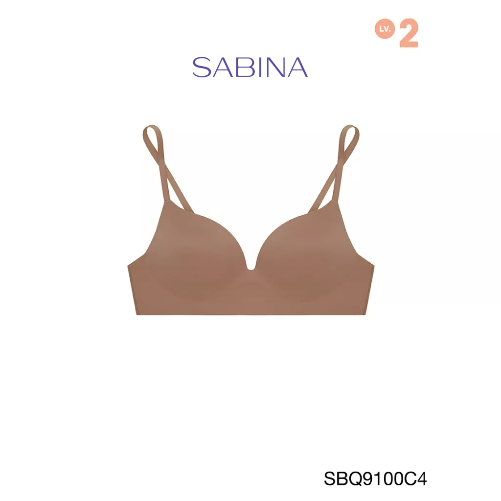 SABINA BRALESS เสื้อชั้นใน Invisible Wire (ไม่มีโครง) รุ่น TWENTY FIVE รหัส SBQ9100C4 สีเนื้อแทน