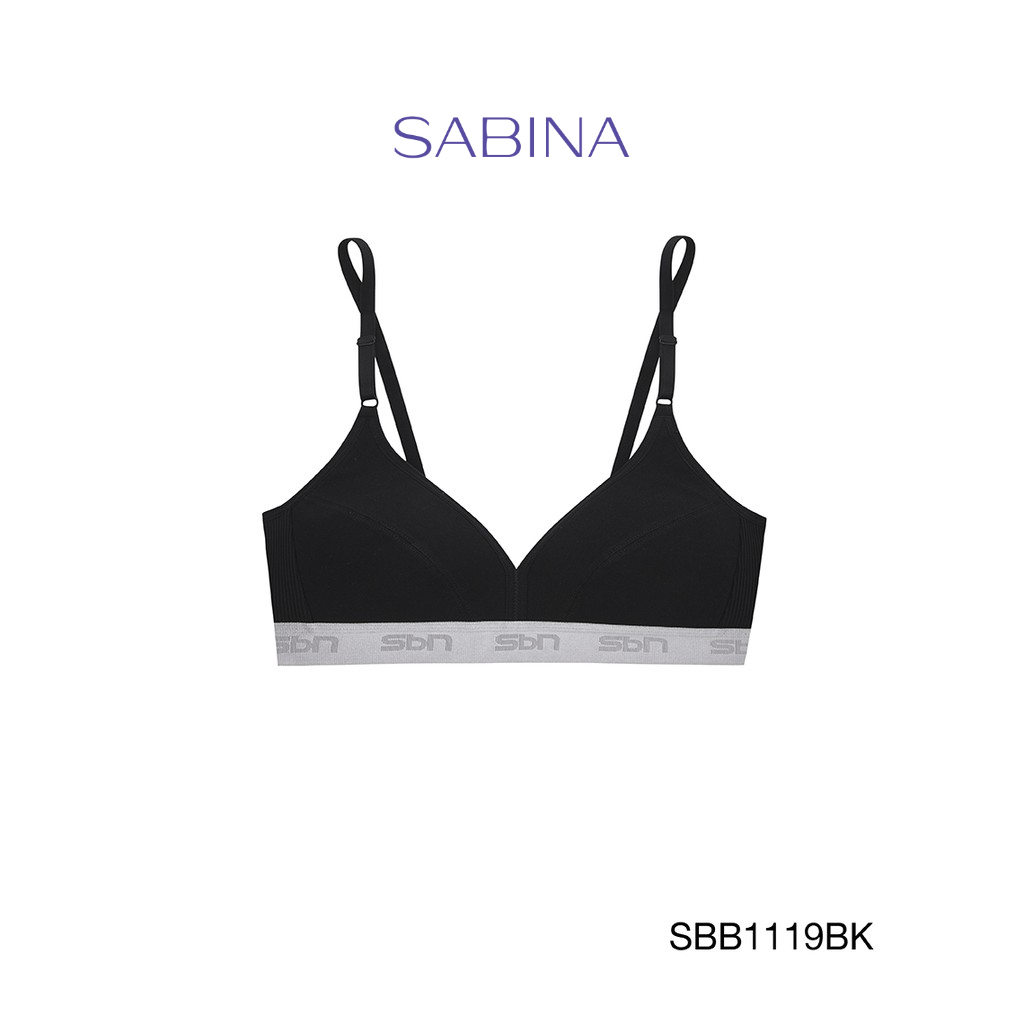 Sabina เสื้อชั้นใน รุ่น Sport Bra รหัส SBB1027BK สีดำ