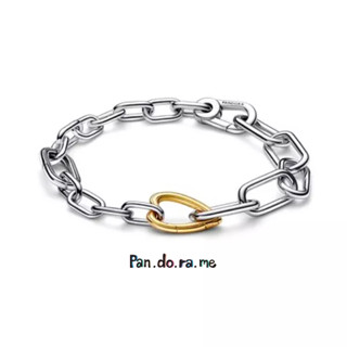 [พร้อมส่ง สินค้าแท้ 💯] Pandora ME Two-tone Heart Link Chain Bracelet