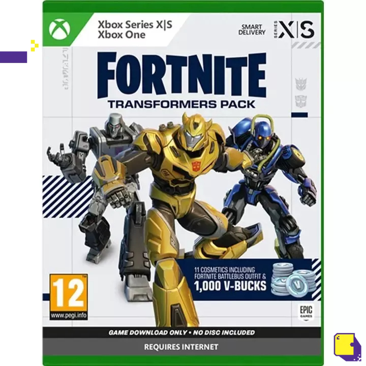 [+..••] XBS FORTNITE: TRANSFORMERS PACK (CODE IN A BOX) (เกม XBOX™ 🎮)
