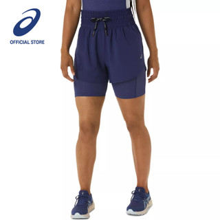 ASICS :  NAGINO 4IN RUN SHORT WOMEN RUNNING ผู้หญิง กางเกงขาสั้น ของแท้  INDIGO BLUE