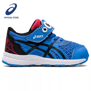 ASICS :  CONTEND 8 TS SCHOOL YARD KIDS RUNNING เด็ก รองเท้าวิ่ง ของแท้  BLUE COAST/BLACK