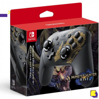 [+..••] NSW NINTENDO SWITCH PRO CONTROLLER [MONSTER HUNTER RISE] (เกม  Nintendo Switch™ 🎮)