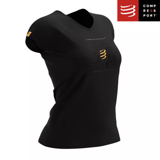 Compressport เสื้อวิ่งผู้หญิง แขนสั้น PERFORMANCE SS TSHIRT - BLACK EDITION 2022