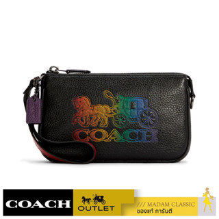 กระเป๋าคล้องมือ COACH C6902 NOLITA 19 WITH HORSE AND CARRIAGE (QBM2) [C6902QBM2]