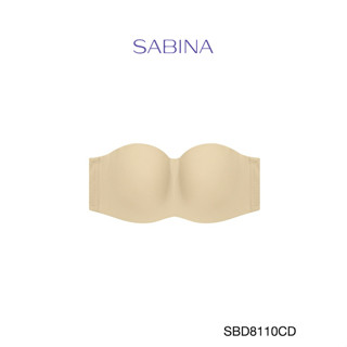 Sabina เสื้อชั้นใน (มีโครง) Body Bra (เกาะอก) Perfect Bra รหัส SBD8110CD สีเนื้อเข้ม