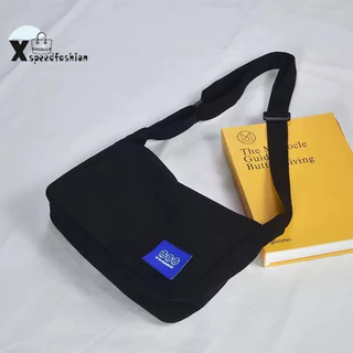 (ส่งด่วน)xspeedfashion(X1913) กระเป๋าผ้าแคนวาสใบเล็ก-ป้ายงานสกรีน