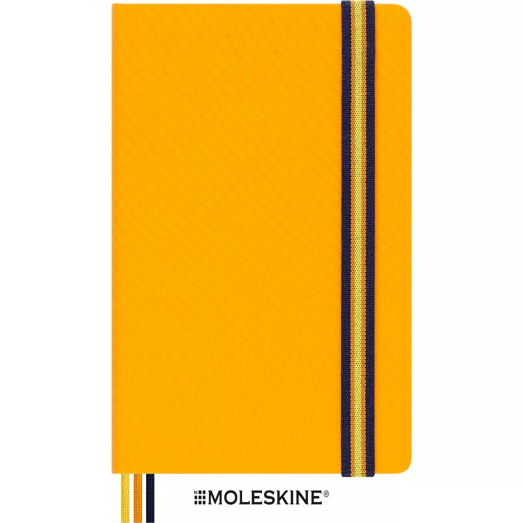 Moleskine สมุดบันทึก สมุดโน๊ต K-Way ปกแข็ง สีส้ม ขนาดใหญ่ 13X21 ซม. MOLESKINE LIMITED NOTEBOOK K-WAY LG ORANGE