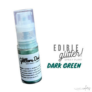 DARK GREEN | GLITTER SPRAY | สเปรย์กลิตเตอร์ พ่นเค้ก มาการอง ขนมหวาน เครื่องดื่ม และอาหารอื่นๆ