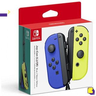 [+..••] NSW NINTENDO SWITCH JOY-CON CONTROLLERS (BLUE / NEON YELLOW) (เกม Nintendo Switch™🎮)