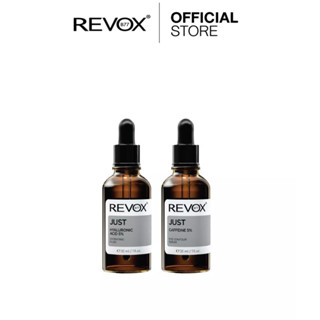 SET | Revox B77 JUST HYALURONIC ACID 5% HYDRATING FLUID 30 ml+ Revox B77 JUST CAFFEINE 5% EYE CONTOUR SERUM 30