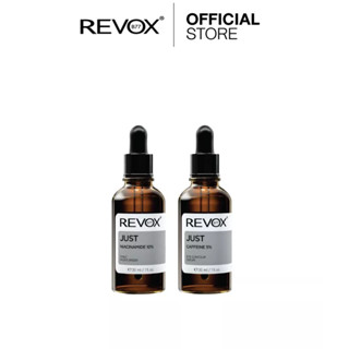 SET | Revox B77 JUST NIACINAMIDE 10% DAILY MOISTURISER 30 ml+Revox B77 JUST CAFFEINE 5% EYE CONTOUR SERUM 30 m