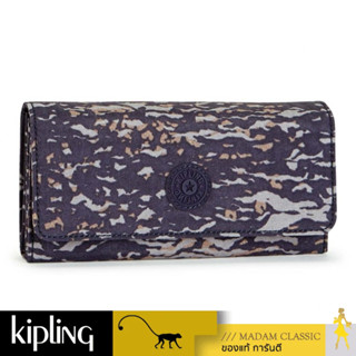 ของแท้100% กระเป๋าสตางค์ Kipling Brownie - Water Camo [MCK1386595T]