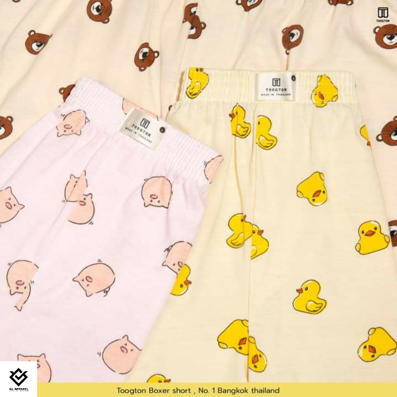 [GL] ลดกระหน่ำกางเกงบ๊อกเซอร์ ลายสัตว์โลกน่ารักLimited Edition ใส่ได้ทั้งชาย หญิงกางเกงขาสั้นผ้านุ่ม