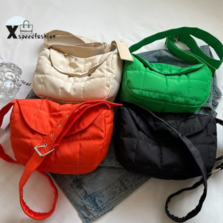 XSPEEDFASHION(X1906) กระเป๋าสะพายไหล่สีสดใส น้ำหนักเบา สําหรับผู้หญิง