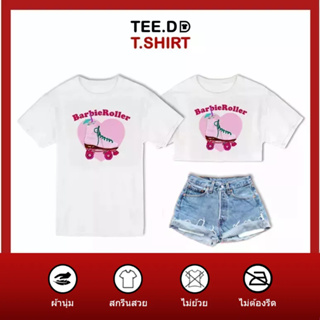 TEE.DD.TSHIRT เสื้อยืด Barbie Roller มีให้เลือกหลายทรง ทั้งคลาสสิค และครอป ผ้านุ่ม ลายสวย ไม่ย้วย ไม่ต้องรีด