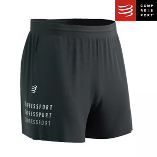 Compressport กางเกงวิ่ง ผู้ชาย สายถนน สายเทรล Performance Short - Black Edition 2023 สีดำ