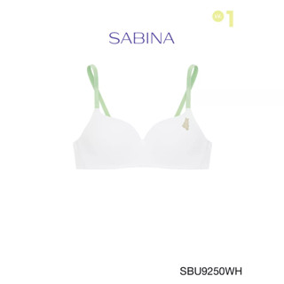 Sabina เสื้อชั้นใน Invisible Wire (ไม่มีโครง) รุ่น Pretty Perfect รหัส SBU9250WH สีขาว