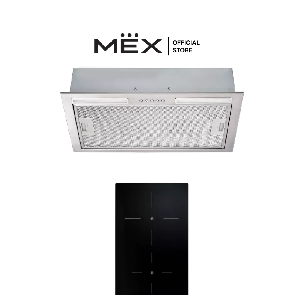MEX Set รุ่น VSB532 + SP541 เตาแม่เหล็กไฟฟ้าและเครื่องดูดควัน (ชนิดติดตั้งในเฟอร์นิเจอร์)