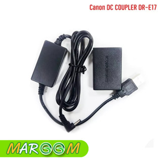 แบตเตอรี่ดัมมี่ Dummy Battery AC Adapter USB+DR-E17 Dummy For Canon M3/M5/M6/M6II