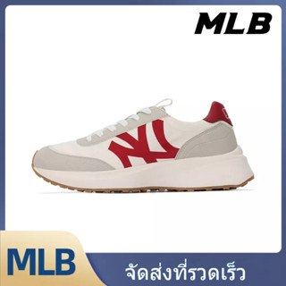 MLB รองเท้าผ้าใบ UNISEX 3ASXX111N-50RDS - สีขาวงาช้าง【ของแท้100%】