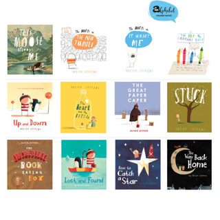 [หนังสือ Oliver Jeffers] Lost &amp; Found, Stuck, How to catch a star, The way Back home, The day that crayon came home แท้