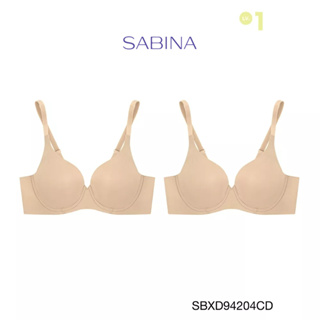 Sabina เสื้อชั้นใน มีโครง (Set 2 ชิ้น) รุ่น Perfect Bra รหัส SBXD94204CD สีเนื้อเข้ม