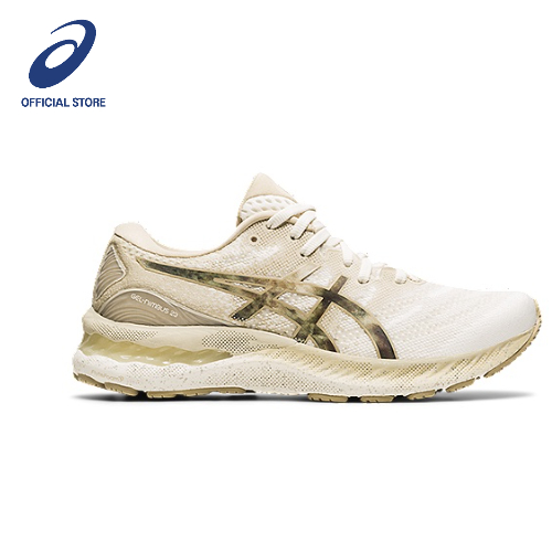ASICS : 1012B016.101 GEL-NIMBUS 23 WOMEN RUNNING ผู้หญิง รองเท้าวิ่ง ของแท้  CREAM/PUTTY