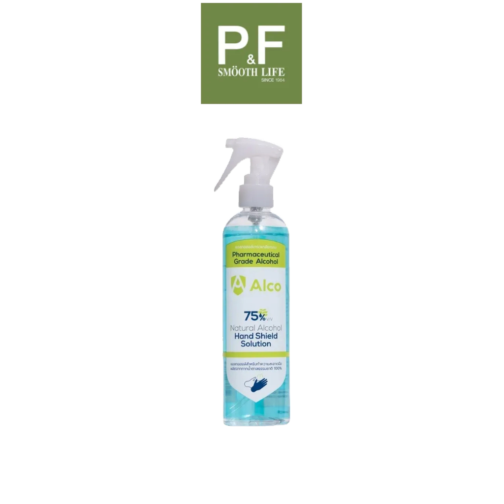 ALCO HAND SHIELD SOLUTION 300 ML| สเปรย์แอลกอฮอล์หัวฟอกกี้