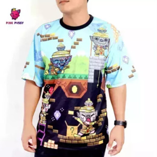 PINK PVSSY เสื้อลายยักษ์ เสื้อยืด ยักษ์เซียนเกม OVERSIZE (YG01)