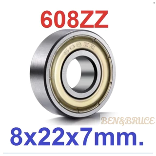 ลูกปืน 608 ตลับลูกปืน พัดลม 608Z เสียงเงียบ ยางรองตลับลูกปืน 608/608Z/608ZZ อะไหล่พัดลม