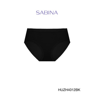 Sabina กางเกงชั้นใน Habpy Panty เบสิค ทรงครึ่งตัว รหัส HUZH4012BK สีดำ