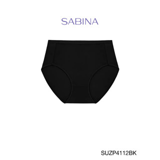 Sabina กางเกงชั้นใน เบสิค ทรงครึ่งตัว รหัส SUZP4112BK สีดำ