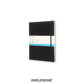 Moleskine สมุดบันทึก สมุดโน๊ต ปกแข็ง สีดำ ขนาดใหญ่พิเศษ 19x25 ซม MOLESKINE NOTEBOOK XL HARD COVER BLACK 19X25CM