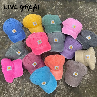 LIVE GREAT หมวกแหลมชายเวอร์ชั่นเกาหลีย้อนยุคล้างหมวกเบสบอลฤดูใบไม้ผลิและฤดูร้อนส่วนบุคคลแสดงคู่บังแดดขนาดเล็ก