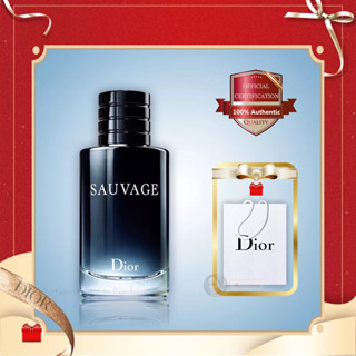 💯เคาน์เตอร์ของแท้ 🔥Dior Sauvage For Men Eau De Parfum น้ำหอมผู้ชาย EDP/EDT 100ML 🎁มอบถุงเป็นของขวัญ