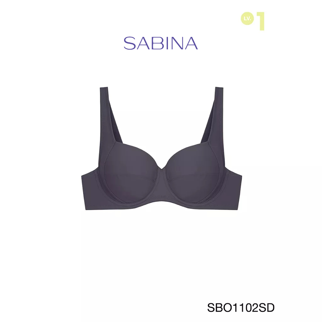 Sabina เสื้อชั้นใน มีโครง รุ่น Function Bra รหัส SBO1102SD สีเทาเข้ม