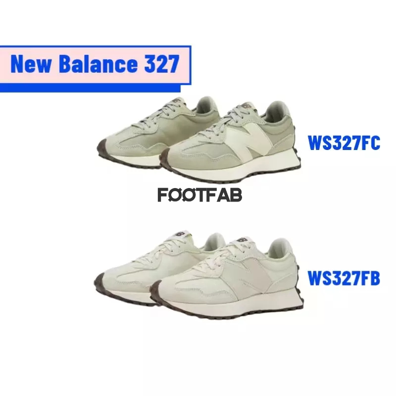 ของแท้ 100 %💯new balance 327 WS327FC/WS327FB รองเท้าวิ่งแฟชั่น