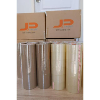 แพ็ค 6 , 12 , 18  ม้วน เทปใส-เทปน้ำตาล 40 ไมครอน แพ็ค 6 ม้วน ยาว 100 หลา กว้าง 2นิ้ว ราคาถูกสุดๆ