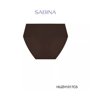 Sabina กางเกงชั้นใน Habpy Panty เบสิค ทรงครึ่งตัว รหัส HUZH1017C5 สีน้ำตาลโกโก้