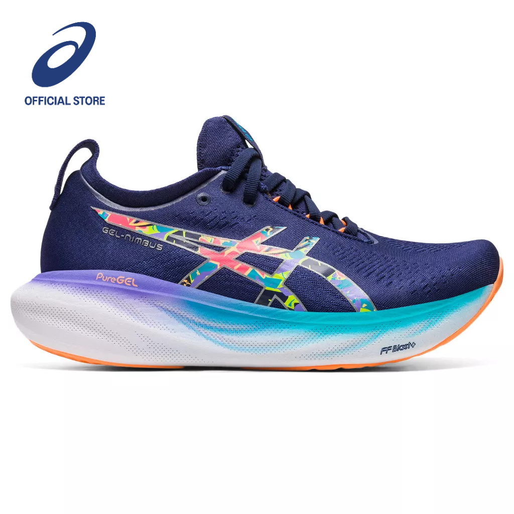 ASICS : 1012B438.300 GEL-NIMBUS 25 LITE-SHOW WOMEN RUNNING ผู้หญิง รองเท้าวิ่ง ของแท้  LIME ZEST/LIT