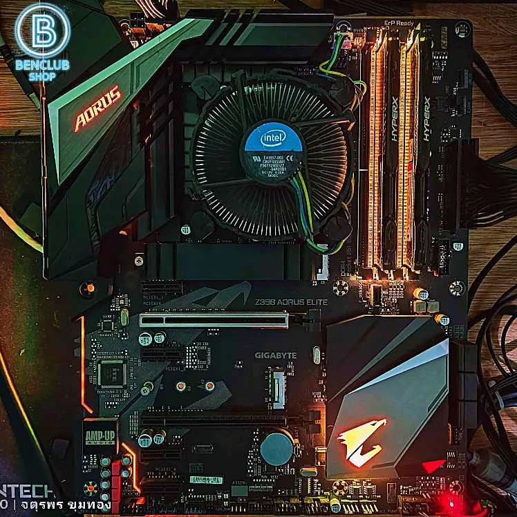 🎉โปรดอ่านให้ครบก่อนสั่ง🙏 MB: Gigabyte Z390 Aorus Elite 1151v2เจน8-9 ใส่ได้ถึง i9-9900K🙏 เมนบอร์ดมือส