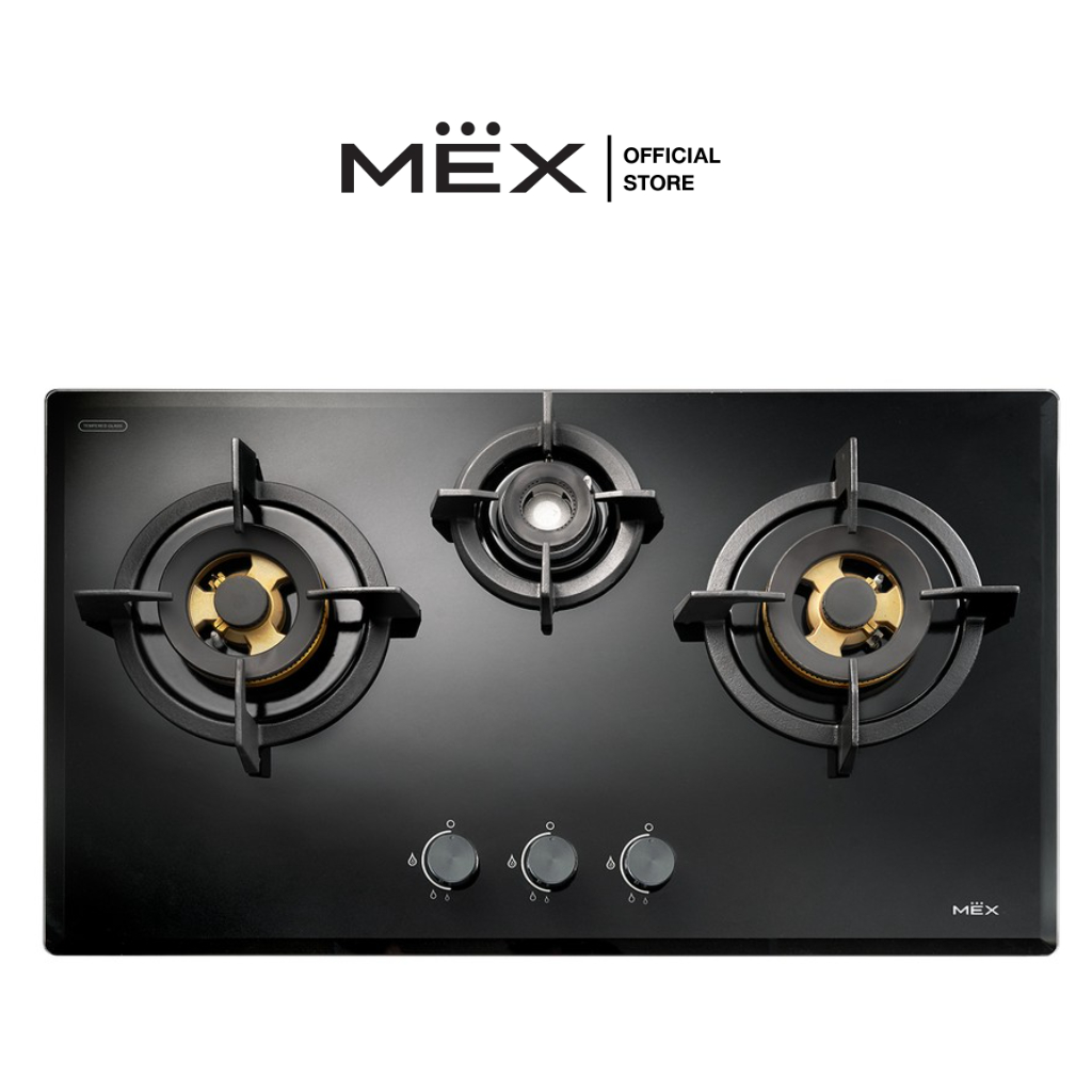 MEX รุ่น V7835C เตาแก๊ส 3 หัวเตา ขนาด 78 x 46 ซม.